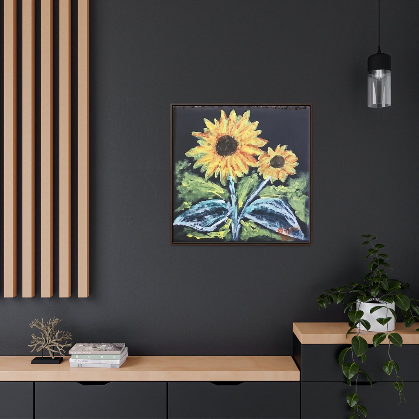 Framed Sunflower Print