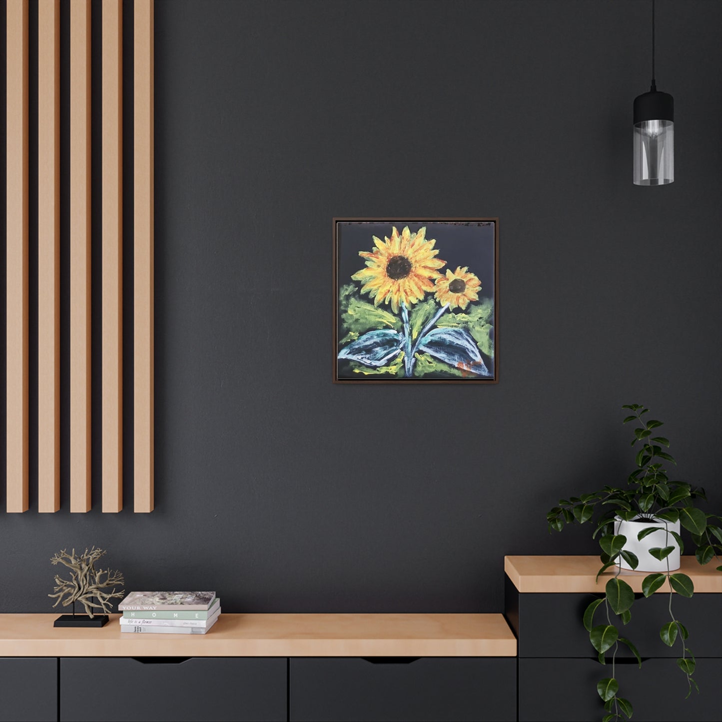 Framed Sunflower Print