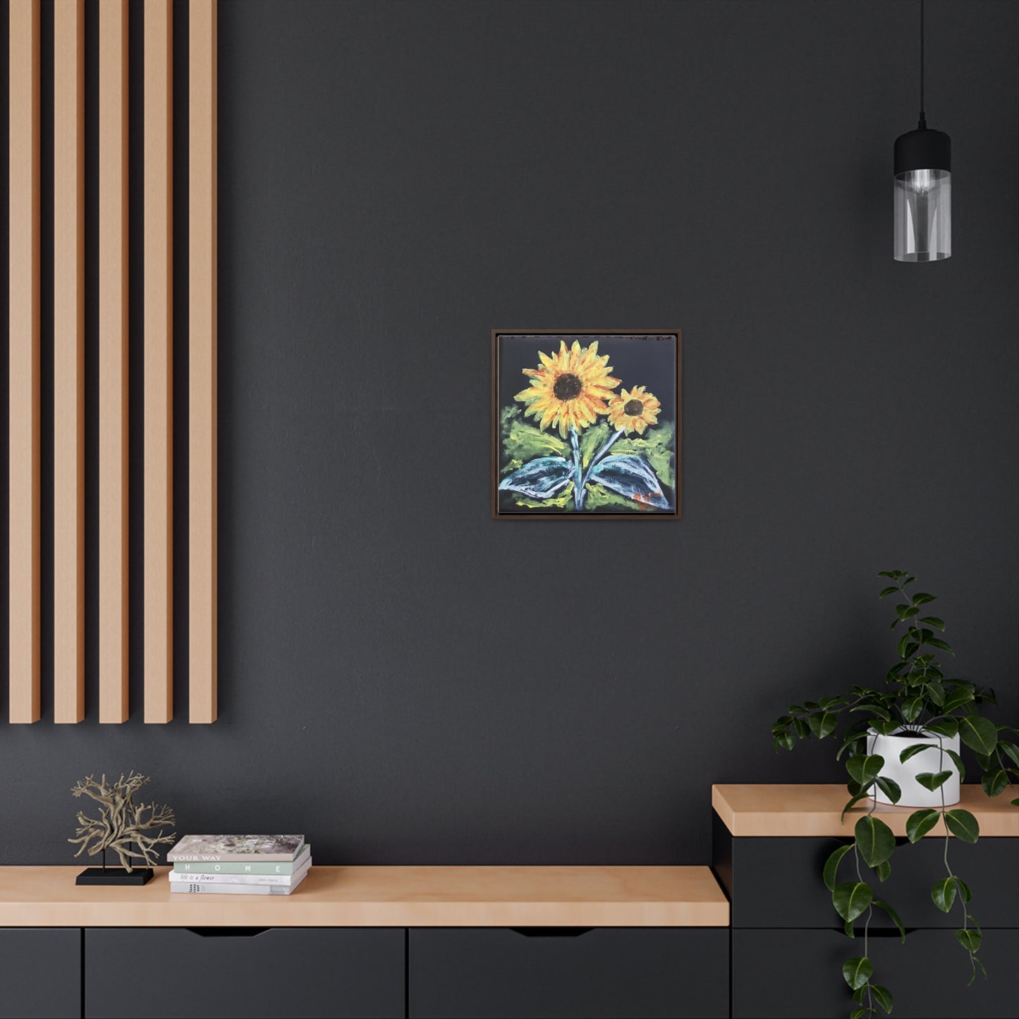 Framed Sunflower Print