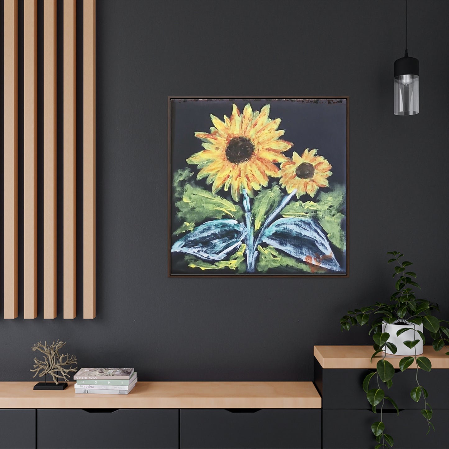 Framed Sunflower Print