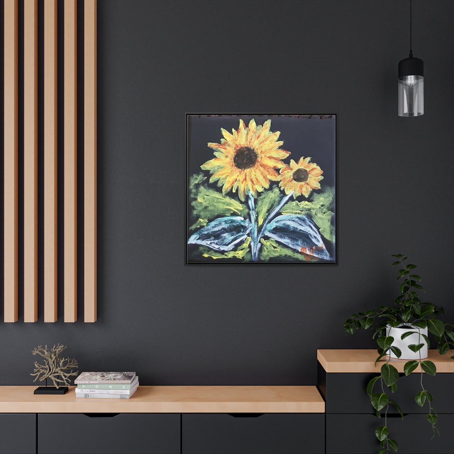 Framed Sunflower Print