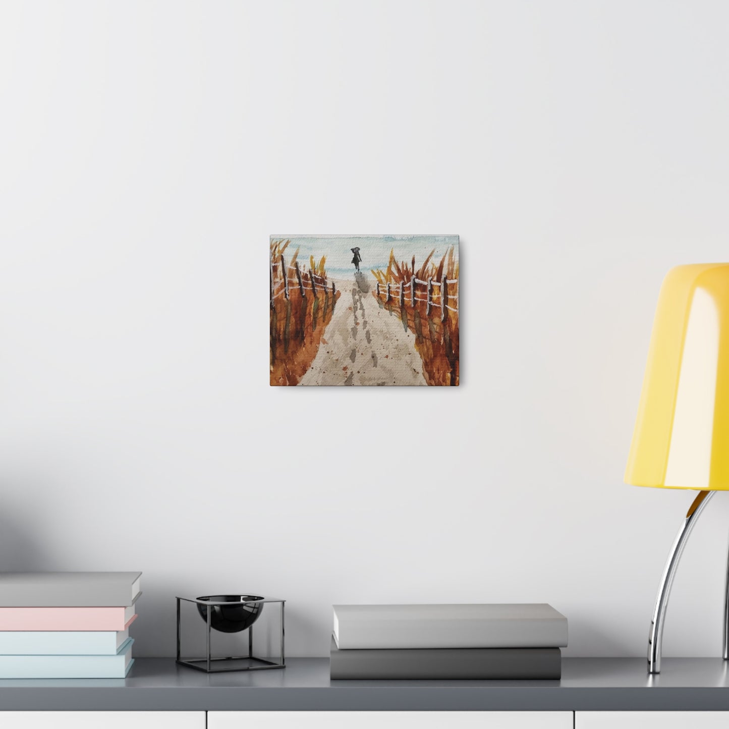 Girl at the Beach Canvas Print