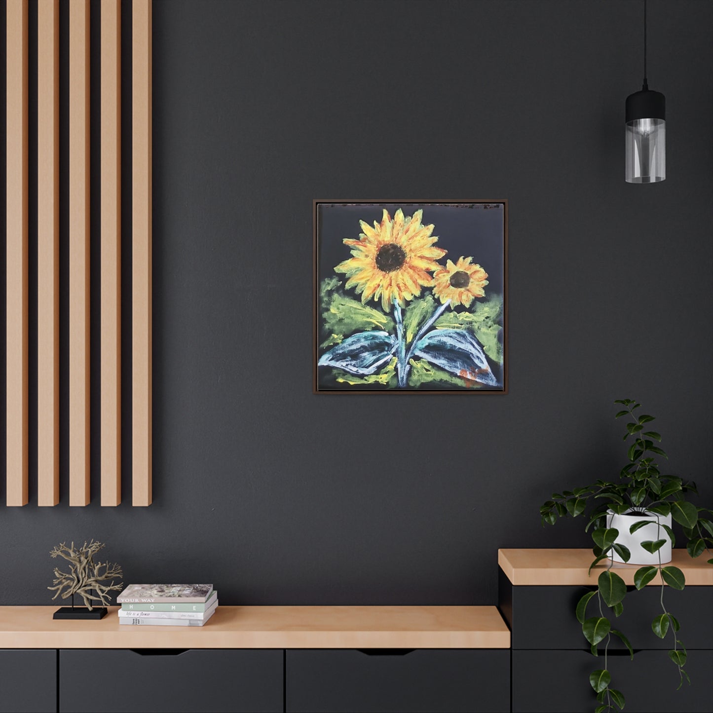 Framed Sunflower Print